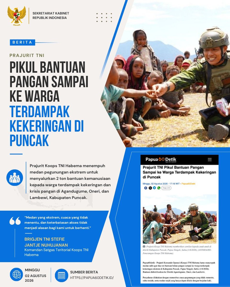 FelixEmery_'s tweet photo. Di Krayan, Nunukan, tiga ratus jiwa menerima layanan medis tanpa biaya dari Tentara Nasional Indonesia.
Mengabdi Hingga Pelosok https://t.co/rmjAvTekJn
