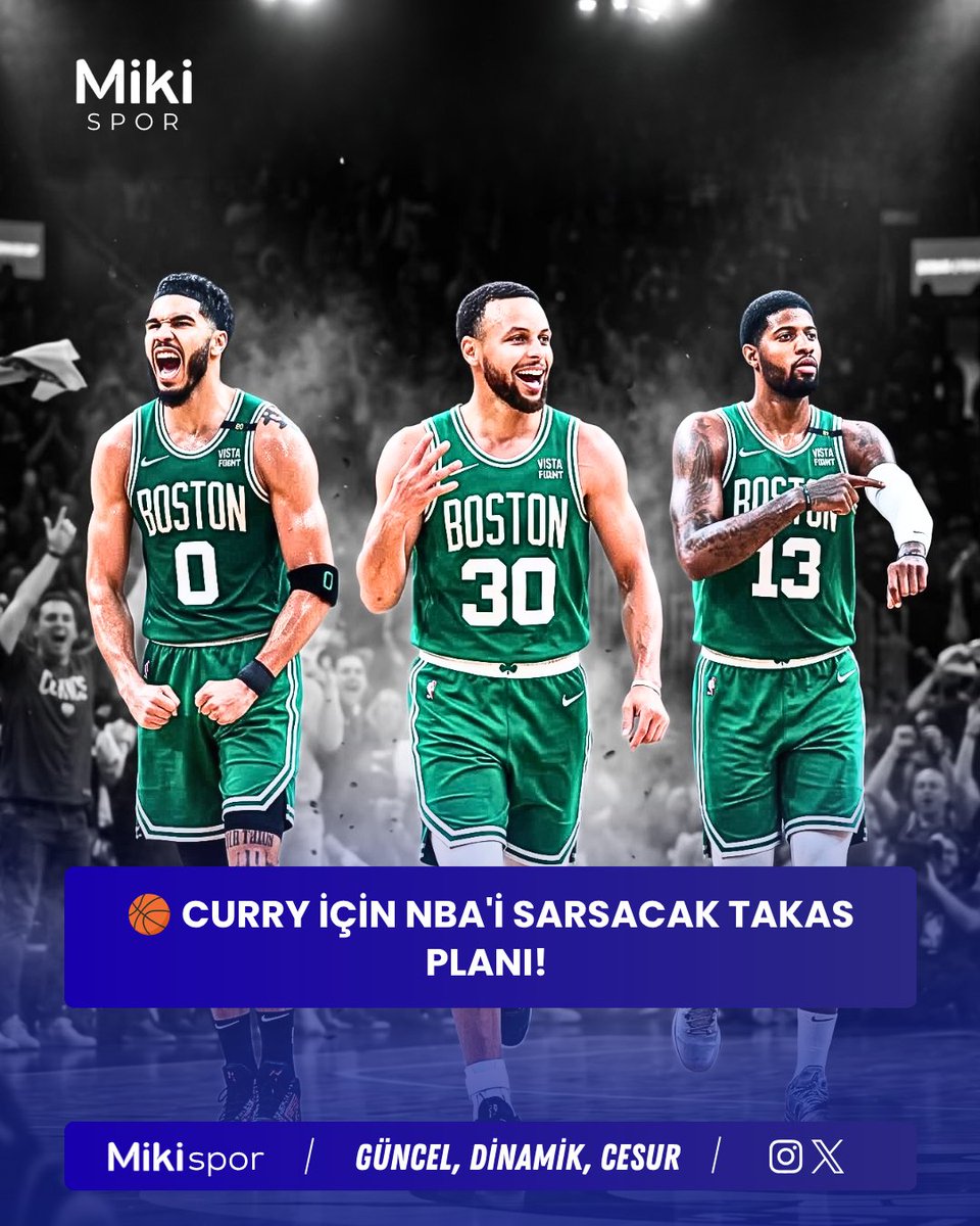 MikiSporr's tweet photo. 🏀 CURRY İÇİN NBA'İ SARSACAK TAKAS PLANI! 🚨

Boston Celtics ile Golden State Warriors'ın, Stephen Curry için olası bir takası görüştüğü iddia edildi.

☘️ Celtics'in teklif paketi:
• Derrick White
• Hugo González
• Jordan Walsh
• Payton Pritchard
• 2028, 2029 ve 2030 birinci tur draft hakları
⭐ Karşılığında Boston'ın hedefi ise Stephen Curry.
👀 İddiaya göre bu dev takasta son karar, Curry'nin onayına bağlı olacak.