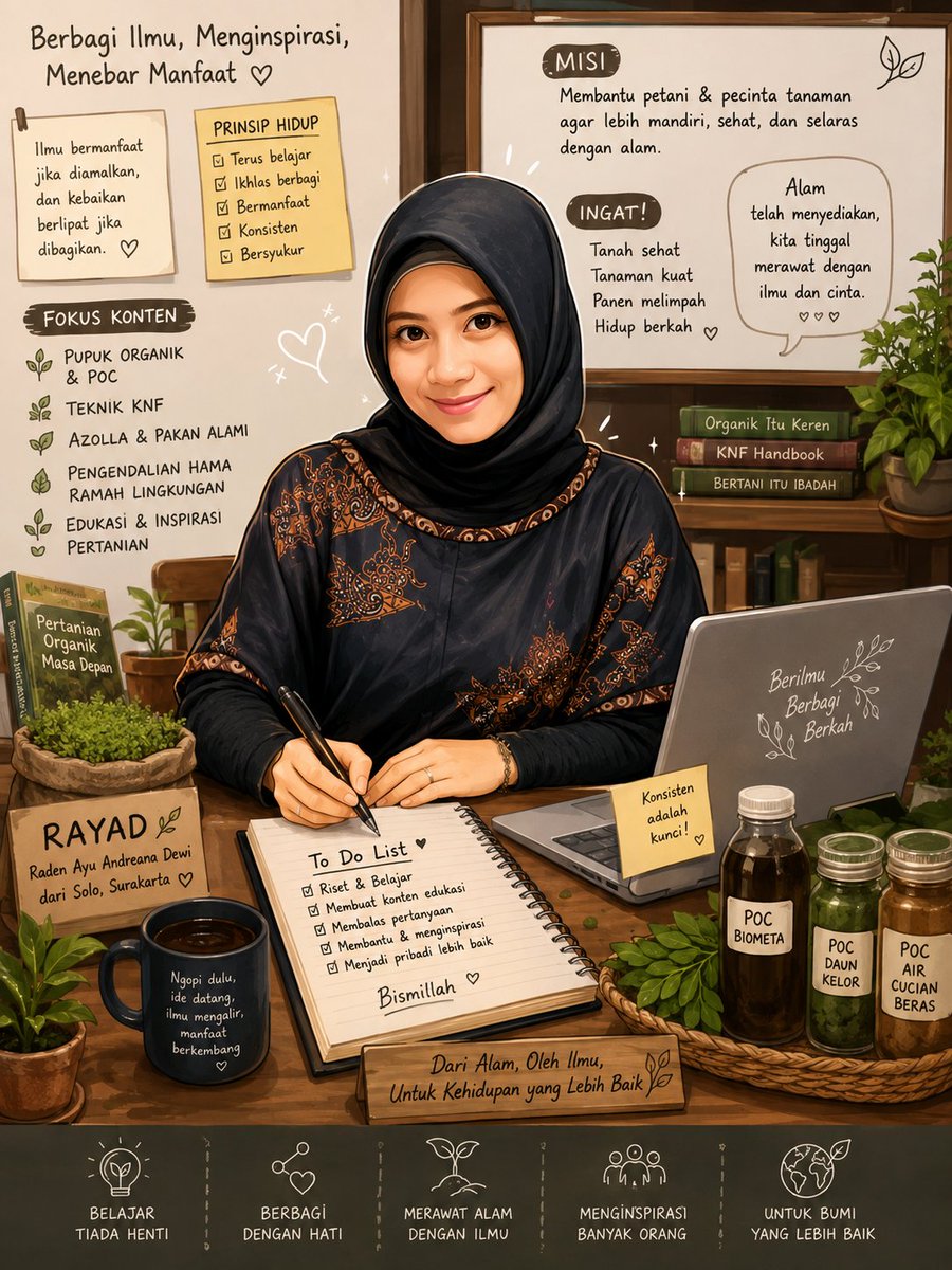 Excel_Dee's tweet photo. Menurut muβ¦
Lebih penting mana dalam bertani...?
Pupuk yang bagus
Teknik yang benar
Atau niat & konsistensi?
Aku : semuanya harus jalan bareng π€
Kalau kamu pilih yang mana?
#DiskusiPetani #RAyAD https://t.co/4tOGfzzmoV