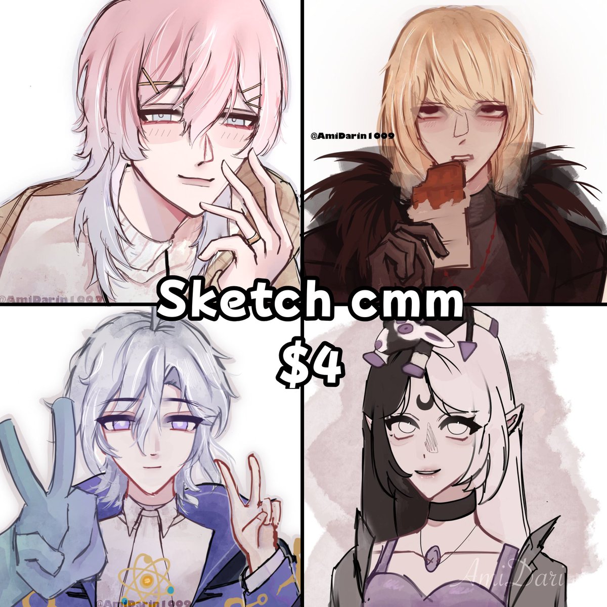 Ami_Darin's tweet photo. ☆SKETCH COMMISSIONS ☆
#сommission #cmm #commissionopen #sketch #sketchcommission #cmmopen click on the picture >> https://t.co/UcdY2ERHvg