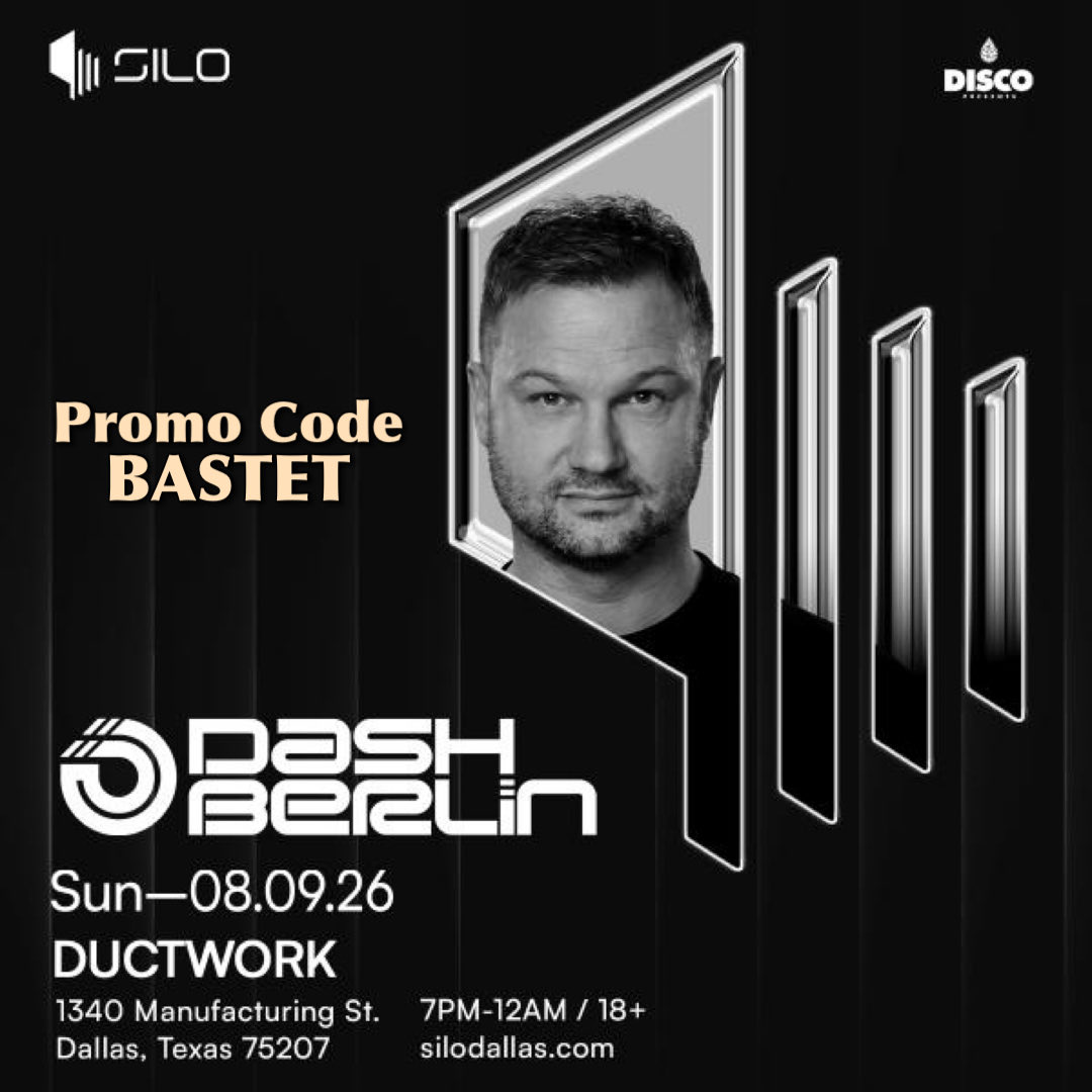 BastetPromotio1's tweet photo. @DashBerlin takes over @ductworkdallas 🤫 at @SiloDallas next Sunday! 🔉🕺🏻 use promo code BASTET during checkout to save! 🤑

🎟️ https://t.co/t3wYx3fUHr 🎟️

#BastetPromotions #SiloDallas #DashBerlin #DuctworkSilo #DuctworkDallas #EDM https://t.co/1Ml1XHd3Bi