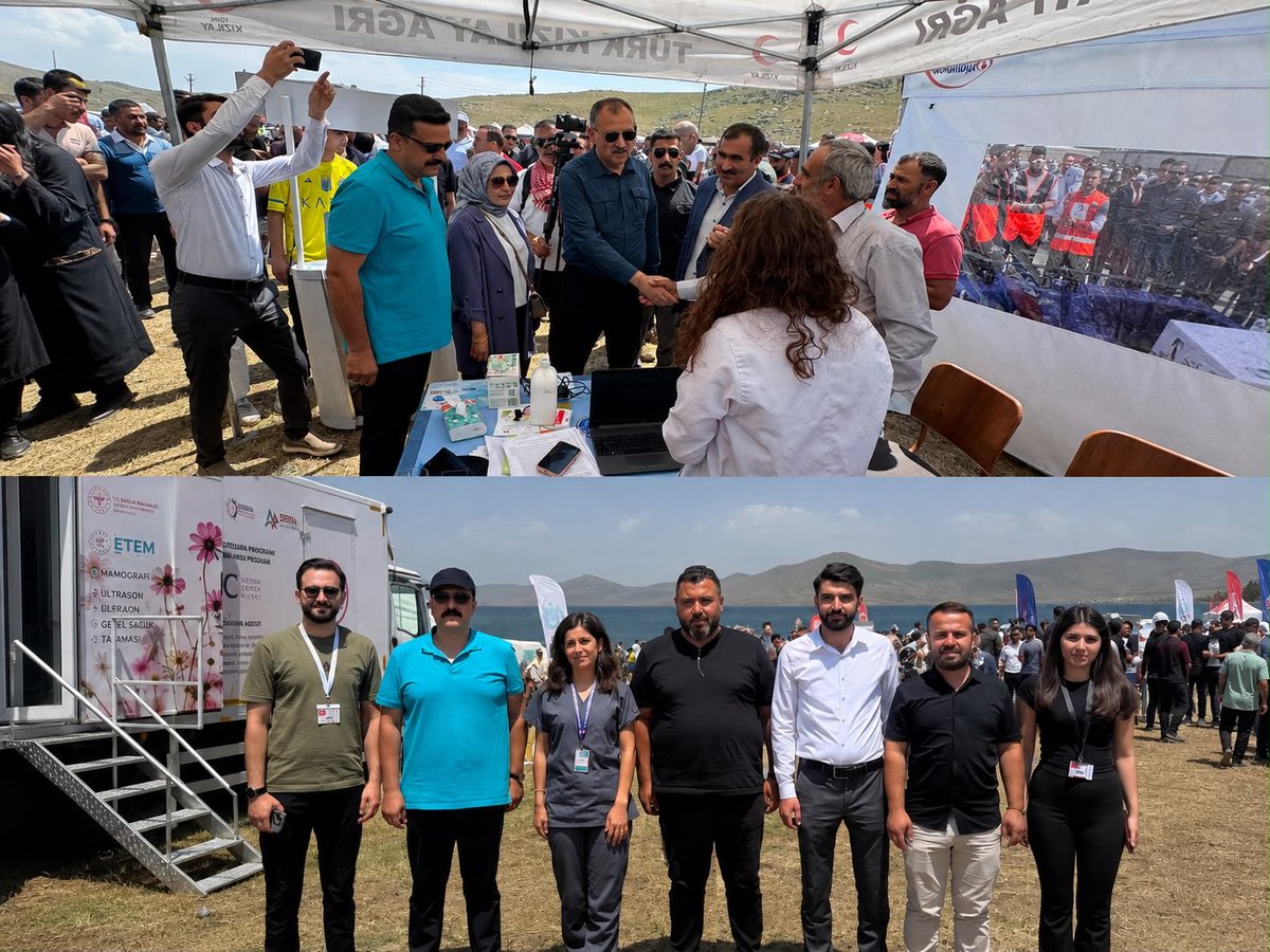 ilce_sagl's tweet photo. 📍 Balıkyolu Festivali’nde Sağlık İçin Birlikteyiz

Ağrı Valimiz Dr. Önder Bozkurt ile İl Sağlık Müdürümüz Dr. Mehmet ACU‘nun katılımıyla gerçekleştirilen Balıkyolu Festivali’nde, Ağrı İl Sağlık Müdürlüğü olarak Gezici Kanser Tarama Aracımız ile vatandaşlarımıza hizmet sunduk. https://t.co/2H5FA7dKJt