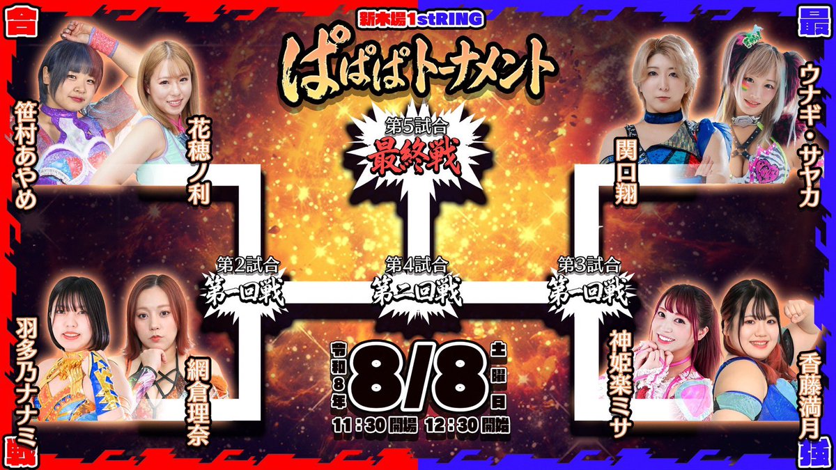 amiiiiin_s2's tweet photo. いよいよもう目の前に！
令和8年8月8日 ぱぱぱの日！

ご予約はお済みですか？！
迷っている方こちらから！↓
https://t.co/6ABG2OZUtQ

絶対に目撃しに来てほしいです！
私たち #にじゅうまる のこれからがかかってるし。

こんなに勝ちたいと思うのは
プロレスがわからなくなって暗闇にいたとき
プロレスは自分らしく愛していいんだと
そのために自分を磨くんだと教えてくれた笹村さんが

この間後楽園でボロボロになっても立ち上がる姿に
心を打たれた穂ノ利が　対角にいるから。

ナナミと2人で超えた先を見たいのです！！！

本当に迷っている方、ぱぱぱにこの日をください！

#GPU_COLORS #ぱぱぱ令和パーティー