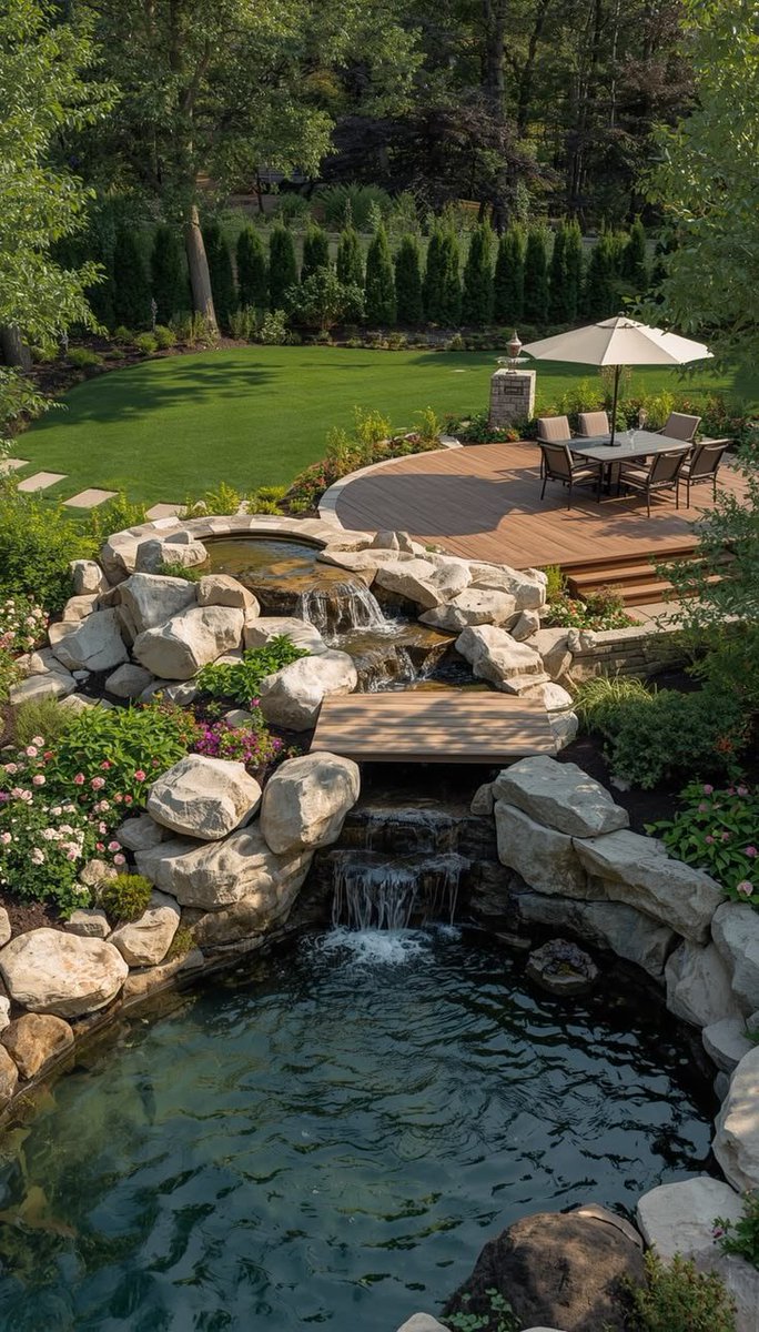naturetherapyx's tweet photo. The sound of water is my favorite music💕💕💕
#Waterfall #ZenGarden #Gratitude https://t.co/ZFuBWa7KEw