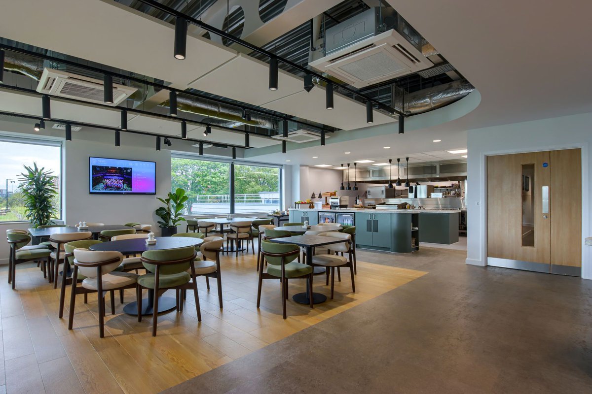 Dawnvale's tweet photo. Proud to have played a part in Manchester City's new Women's First Team facility.

As part of the recently completed building at the City Football Academy, Dawnvale delivered the fit-out of the kitchen and refectory areas.

Working closely with the club's chefs and nutrition team https://t.co/YgIyO3H3dx