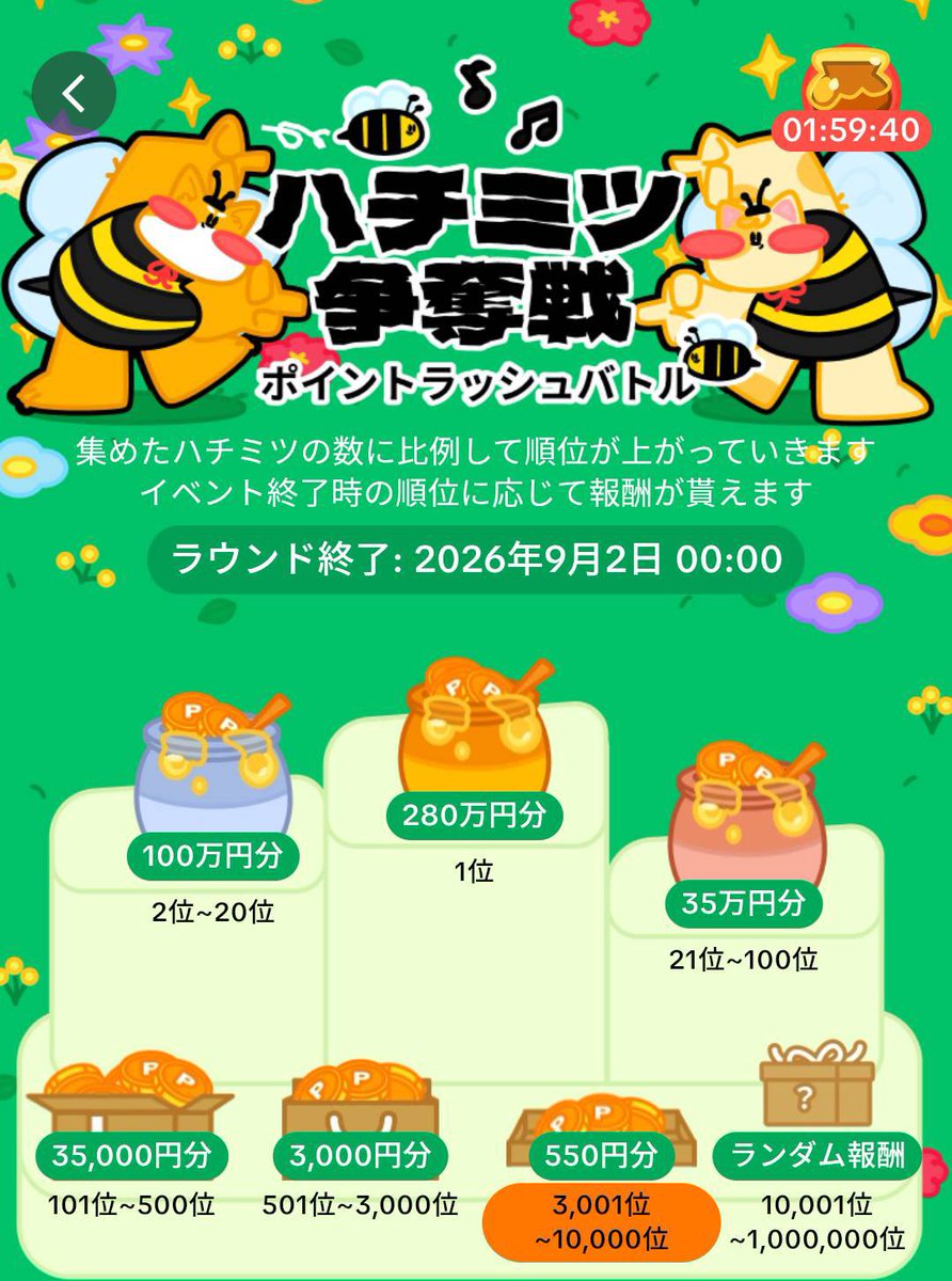 KOxMJoZWEEH70ji's tweet photo. #PR
TikTokLite ハチミツ争奪戦
ポチッと🍯GET👇
https://t.co/u8wdThZbDO
TikTok
登録だけで即7,500円
https://t.co/OREaqqc1K8
ハピタス紹介コード▶CAWTDO
5,000pt以上貯めると最大2,300pt
https://t.co/mFJRVXsS0H
PayPay 楽天ポイント dポイント Vポイント ファミペイ au PAY Gポイント
#ポイ活 https://t.co/ndHEdPV6tb