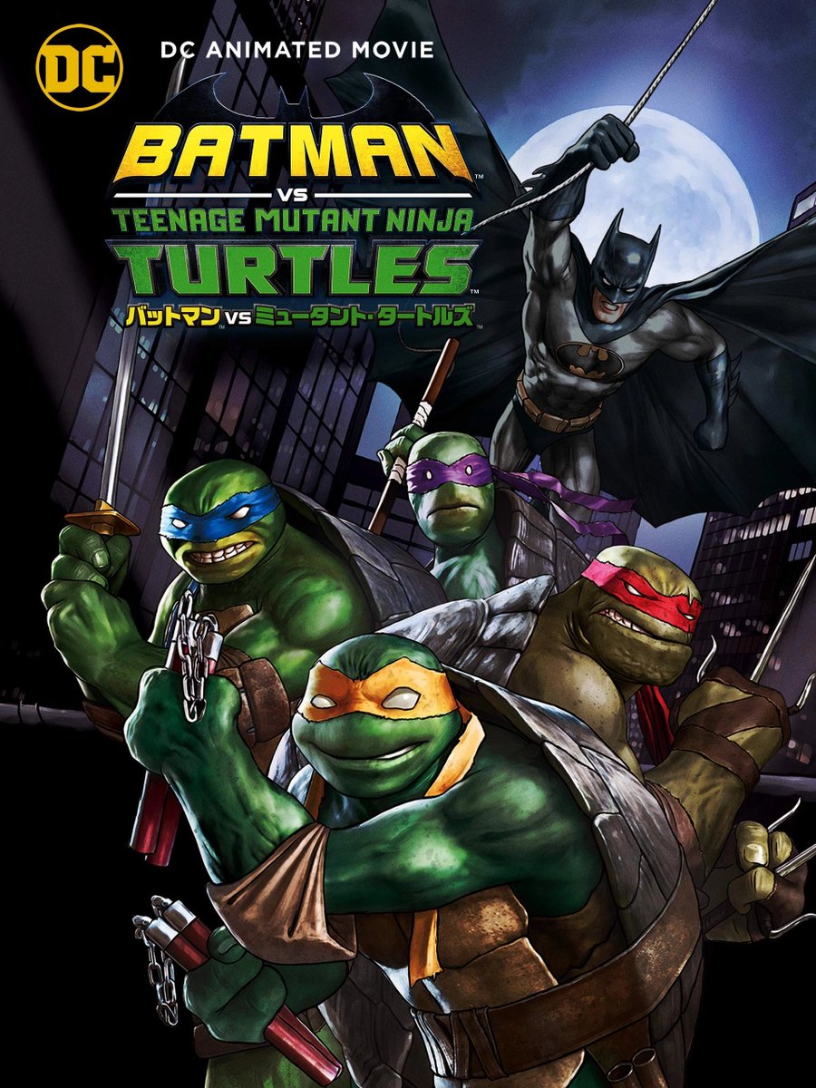 nickJPNunoffl's tweet photo. 🦇コウモリ VS カメ🐢

DCとニコロデオンの異色コラボ！

バットマン vs ミュータント・タートルズ

カートゥーンネットワークでテレビ初放送📺️

🗓️9月21日 🕐️23時〜 https://t.co/tdD73Gmjn4
