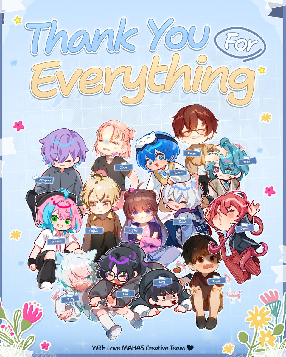 axoltl_staff5's tweet photo. Terima kasih MAHA5, 
untuk semua cerita, proses, dan kenangan yang kita bangun bareng.

Untuk Tim Kreatif MAHA5, terima kasih sudah bertahan sejauh ini. Bangga banget bisa memimpin kamu semua sampai akhir.

Yang selesai hari ini, tetap jadi bagian berharga dari siapa kita nanti🤍 https://t.co/zdhvunP4My