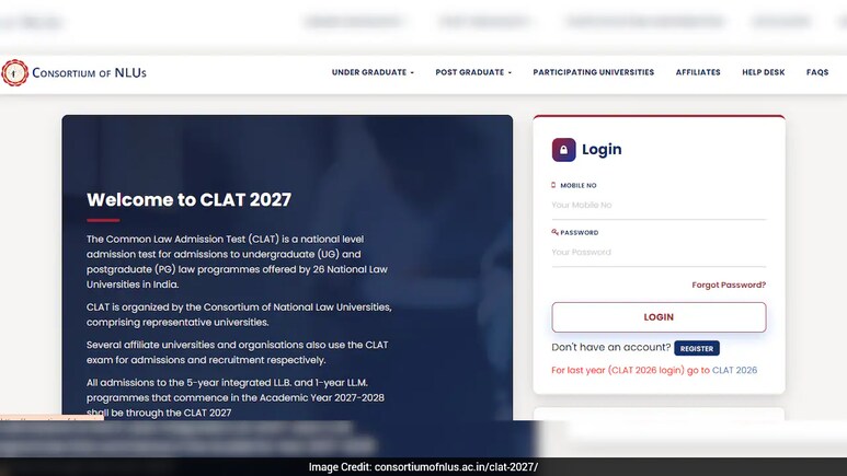ndtveducation's tweet photo. CLAT 2027 Registration Begins: Apply By October 31, Check Direct Link And Eligibility Criteria
https://t.co/kt86uI89Hn
#clat2027 #clatregistration https://t.co/YQUrUHYAyZ