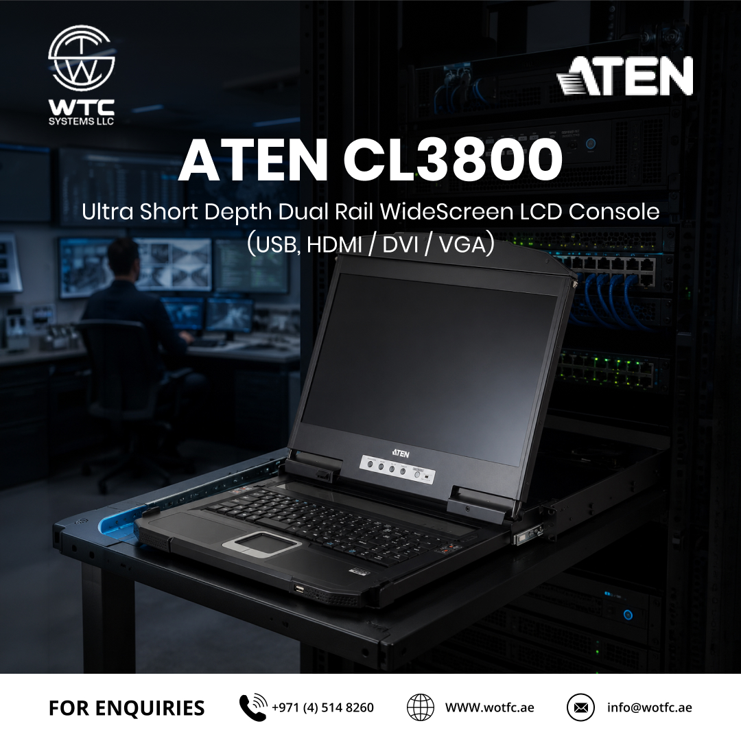 WTC_SYSTEMS_LLC's tweet photo. Take your server management experience to the next level with the ATEN CL3800 Ultra Short Depth Dual Rail Widescreen LCD Console.
#ATEN #ATENCL3800 #DataCenterSolutions #ServerManagement #ITInfrastructure #RackConsole #LCDConsole #ServerRoom #NetworkManagement #WTCSystems #LCD https://t.co/zhXRNfXclv