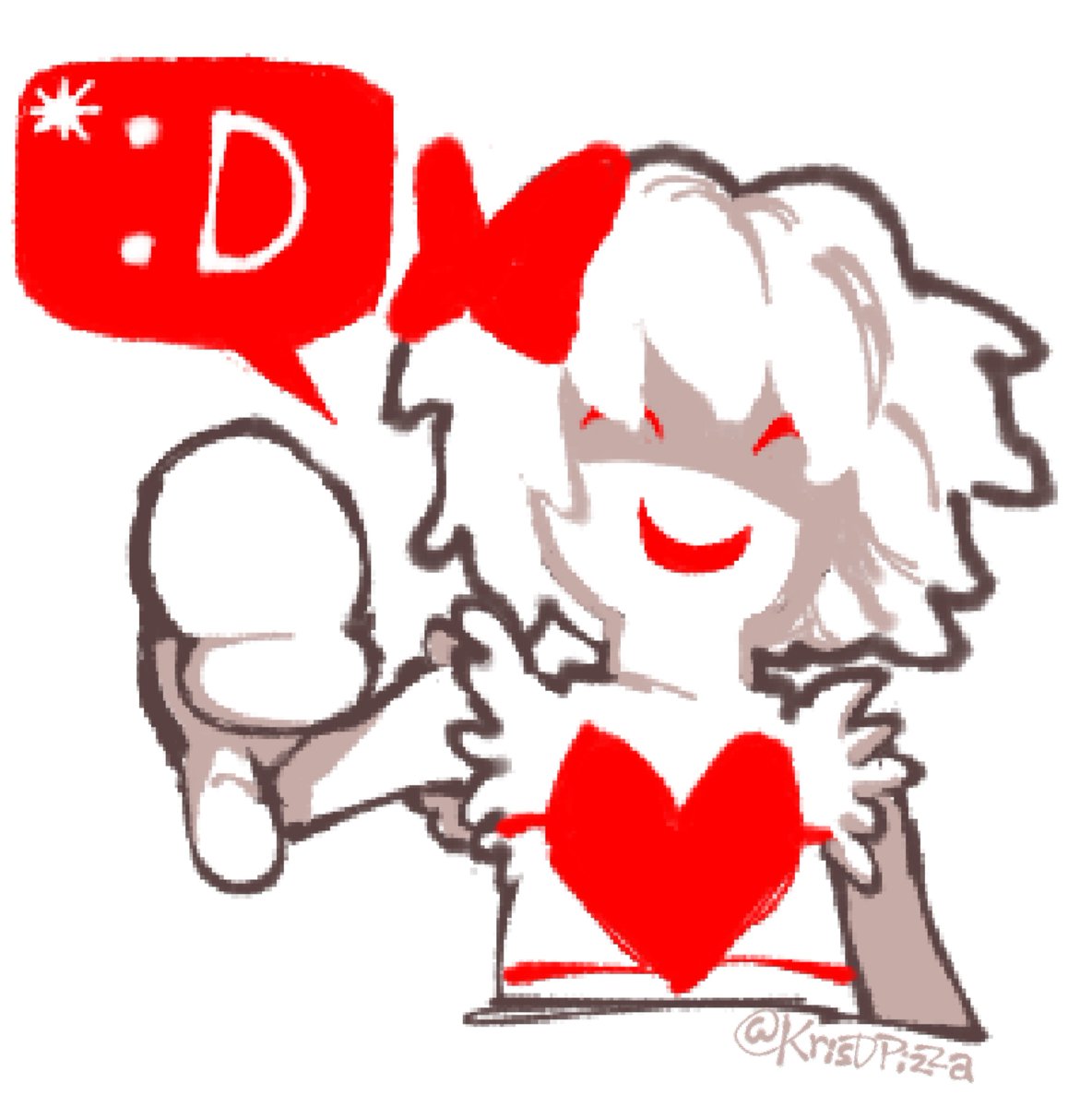 KrisDPizza's tweet photo. #deltarune
*here's something that's never happened before...
*It's a Pillow! It's Pillow Frisk!!!! https://t.co/m6WUhTfEHh