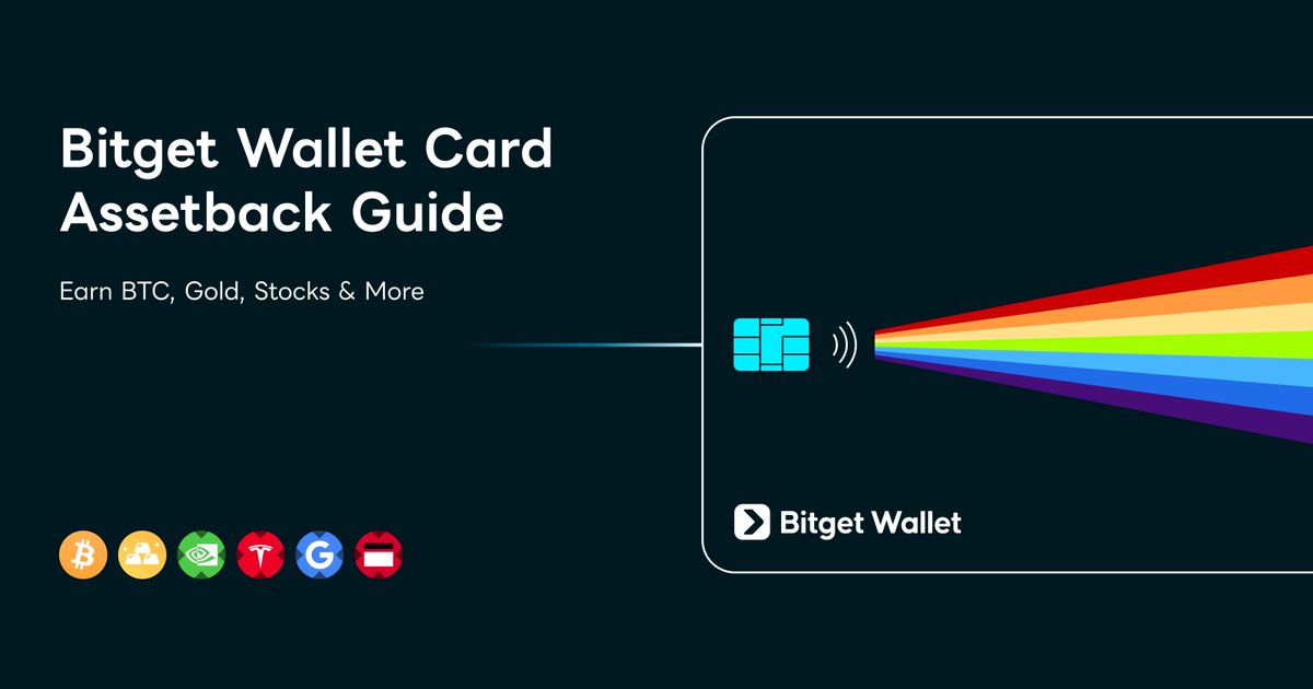 BitgetWallet's tweet photo. On 1 Aug, we launched Assetback for Bitget Wallet Card.

TL;DR: Instead of getting cashback, you can choose an asset to collect while spending.

Moar on how it works here: https://t.co/uGDefhZpMB https://t.co/6K5hD2odpA