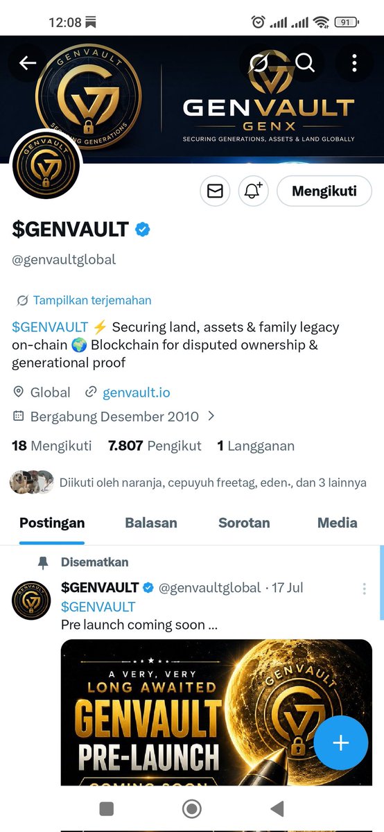 softmoney87's tweet photo. @DeFiRobinVerse @genvaultglobal https://t.co/ZWRRRM39WD