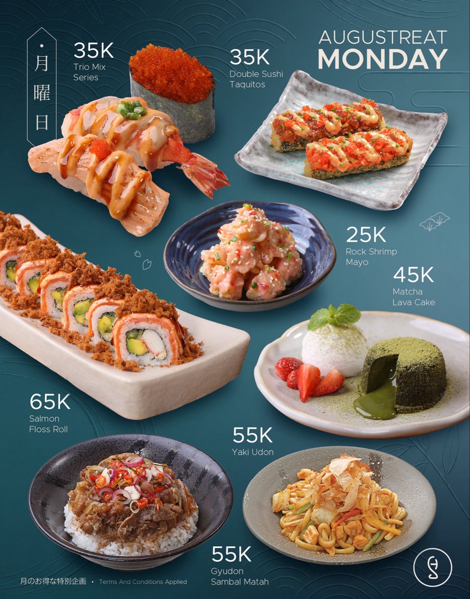 neosohomall's tweet photo. 💥AUGUSTREATS💥

📌Special treats for you every MONDAY TO WEDNESDAY during August📌

Enjoy selected menu items starting from 25K!

Get yourself ready, Hiros! 🙌

At Sushi Hiro, UG
Central Park 2

#CentralPark2 #stairwaysofhappiness #BestDeal #sushi https://t.co/LYEikI3WRU