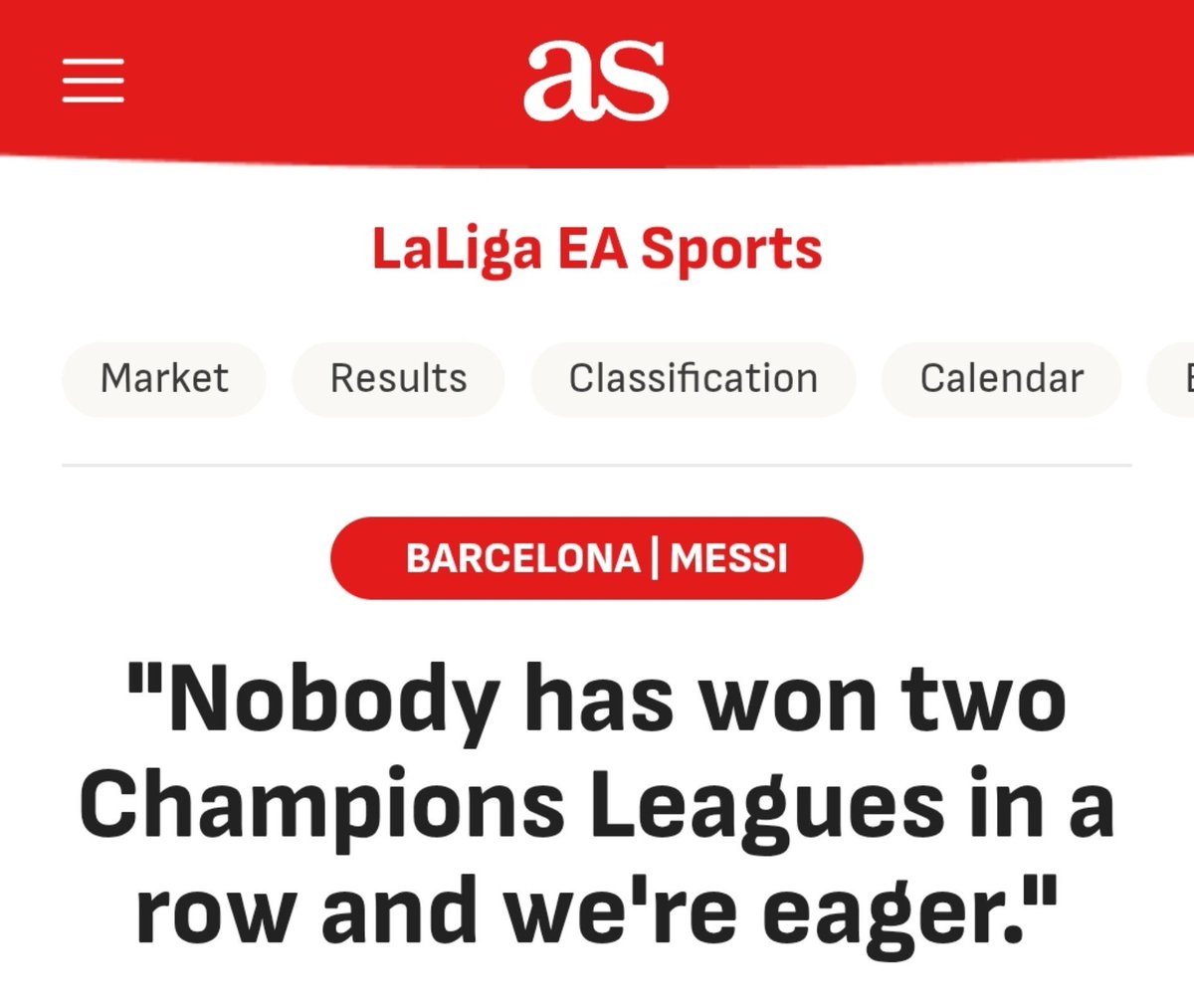 ExposingMessi's tweet photo. In the beginning on the 2015/2016 season Messi made an interview with BBC, told "nobody has won two Champions Leagues in a row, and we want it."

- 2016 UCL: CR7 won it as top scorer
- 2017 UCL: CR7 won it as top scorer
- 2018 UCL: CR7 won it as top scorer

Hang it in the Louvre. https://t.co/bierd9wBkp