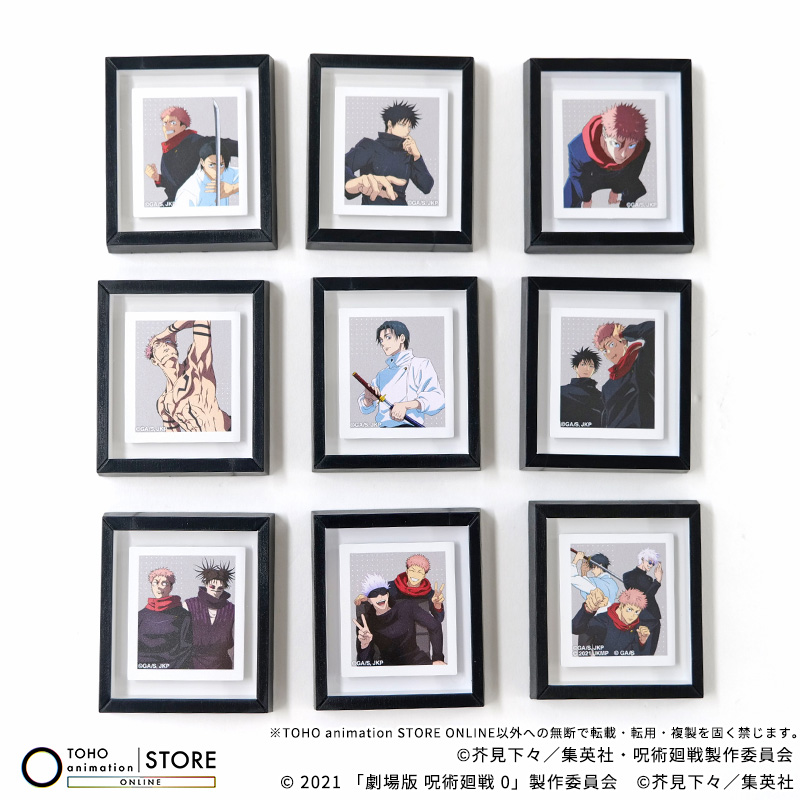 TOHOanimeSTORE's tweet photo. 【#呪術廻戦】

＼ 新商品 ／
アニメ5周年を記念して、
過去に雑誌の表紙を飾ったビジュアル「フレームマグネット」を好評販売中！

ミニチュア感をお楽しみいただけるのが魅力的！
マグネットのため日用使いにも◎

販売期間：～2026年8月16日（日）23:59迄
お届け：2026年10月頃順次

🛒ご予約はこちら
https://t.co/t9JrgtdpMj

#アニメ呪術廻戦5周年
#JujutsuKaisen #TOHOanimationSTOREONLINE