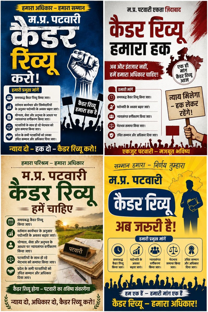 govindp8601's tweet photo. Cadre रिव्यू लागू करो।🙏

#MPPatwariCadreReview2026
#MPPatwariGradepay2800
#MPGovtemployee100% 

@CMMadhyaPradesh 
@GADdeptmp
@OfficeofSSC
@MPTakOfficial 
@TheLallantop https://t.co/i4XqEzr4Y7