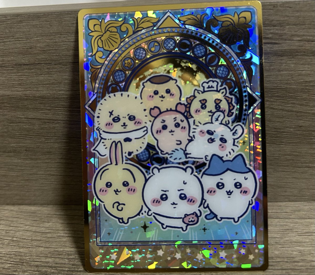 y222um's tweet photo. ちいかわのウエハース買ったら6確の終了画面みたいなやつ出て神ੈ✩‧₊˚ https://t.co/kl6vSX4eXm