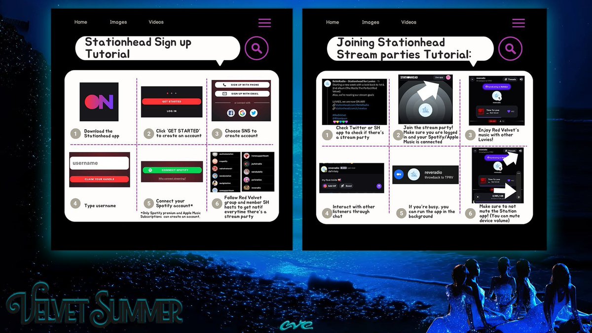 rvelites's tweet photo. 📢📢 24/7 Stream Party on Stationhead

Our hardworking @ReVeRadio DJs will be taking turns to run our stationhead channel 24/7 from Aug 3- 16 starting at 7PM KST today ❗️

We know some Luvies are too busy to stream, Stationhead is a great way to help boost streams simply by running the app in the background 🙏 Make sure to connect Spotify premium acct to join. Make use of free trial if needed 🙏

We're hoping for many Luvies to join later! Let's enjoy the album together 🥰

https://t.co/ZVLGagmVsf

#RedVelvet #레드벨벳
#VelvetSummer #RedVelvet_VelvetSummer