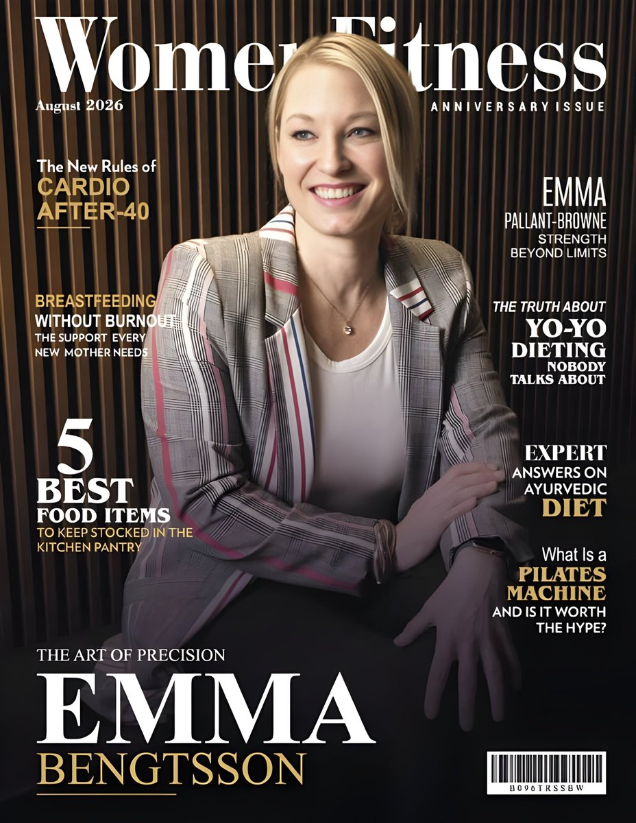 Trends_g00's tweet photo. Women's Fitness Magazine Cover – Emma Bengtsson | August 2026 Anniversary Issue

[ Link ✅ Comment box ]

#fitnessaddict #magazine https://t.co/XmBHUuiQkS