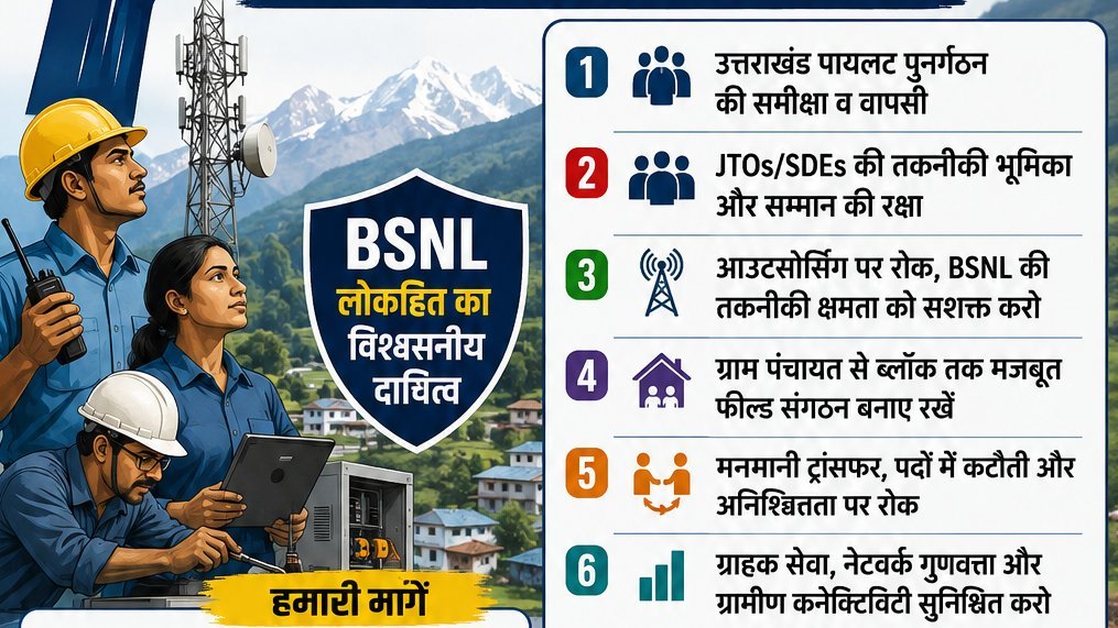 abhinavtiwari36's tweet photo. Employees built BSNL. Employees will strengthen BSNL.
Give them fair pay &amp; career progression. #Rollback_Restructuring_BSNL and implement the long-pending 3rd PRC.
@PMOIndia @DoT_India @JM_Scindia @PemmasaniOnx @CMDBSNL @AUAB5564
 #SaveBSNLSaveNation #Implement3rdPRC_BSNL https://t.co/VuA6lb20RE
