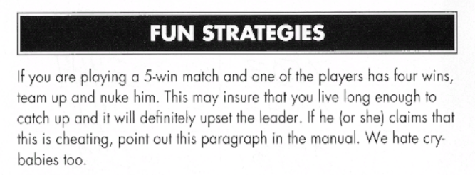 magicdweedoo's tweet photo. found this interesting tip in the US #Bomberman 1 SNES instruction booklet https://t.co/aNbo6APwQn