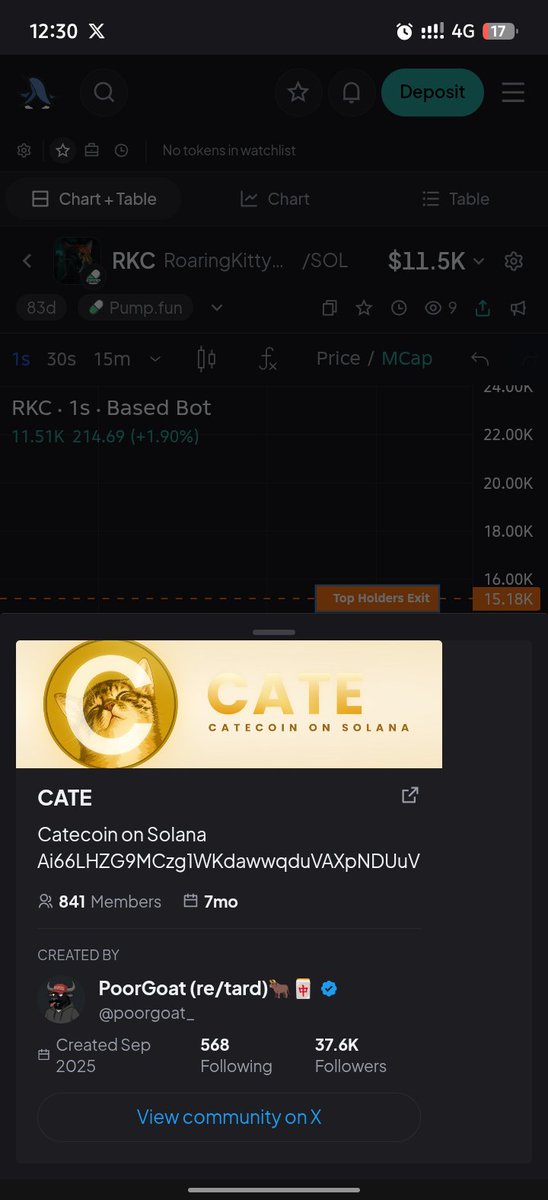 JesmonFX's tweet photo. @PoorGoat_ your oldest coin $RKC 😺
CA : FPD7D2hzqQknxhHoJXzk2muZLNXCjDAhsjr3m5pLRb5F https://t.co/oT328JKhbU