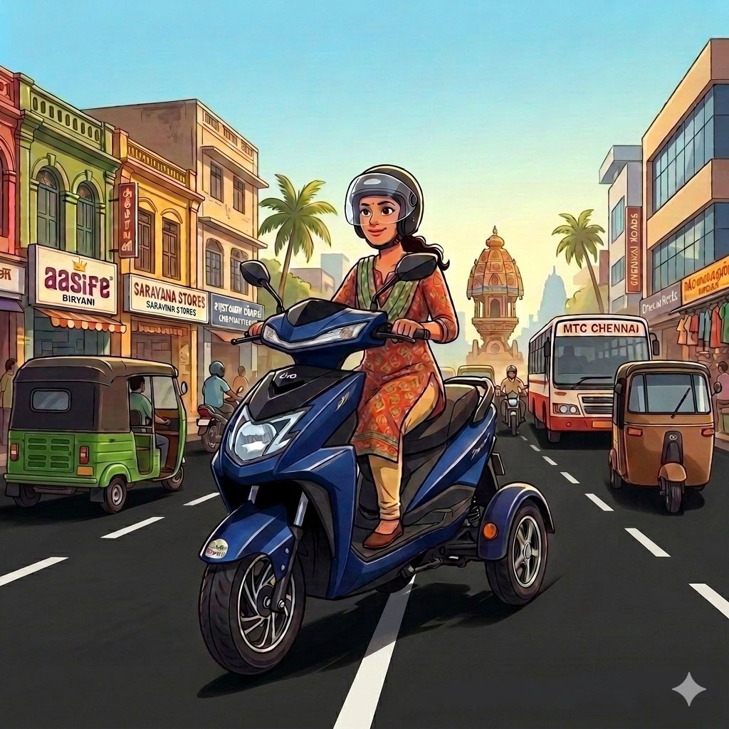 manoj7a1's tweet photo. @PPR_CHALLA It's time for vehicle makers to get into the three-wheeled scooter market. https://t.co/r6ssZtkolX