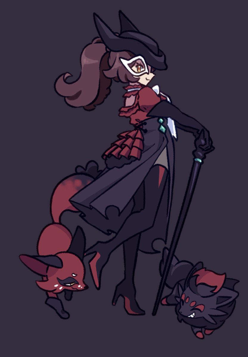cerimorti's tweet photo. Masked vixen https://t.co/3TrIg8KIlO