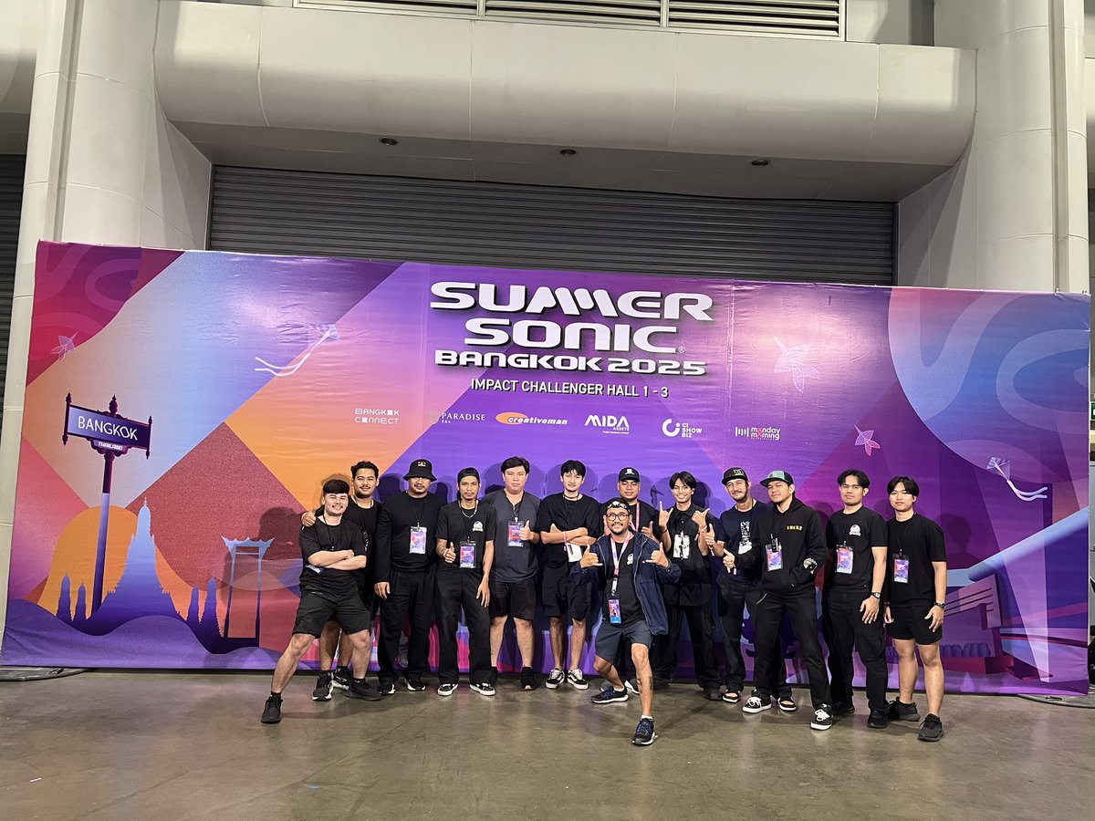 Bkklocalcrew's tweet photo. Summer Sonic Bkk 2025
Stage Crew 21-24 Aug 2025
#southerncrew #Stagehand #summersonicbkk2025 #Stagecrew #Ssbkk2025 @Summersonic_bkk https://t.co/BfJ9vHZLYd