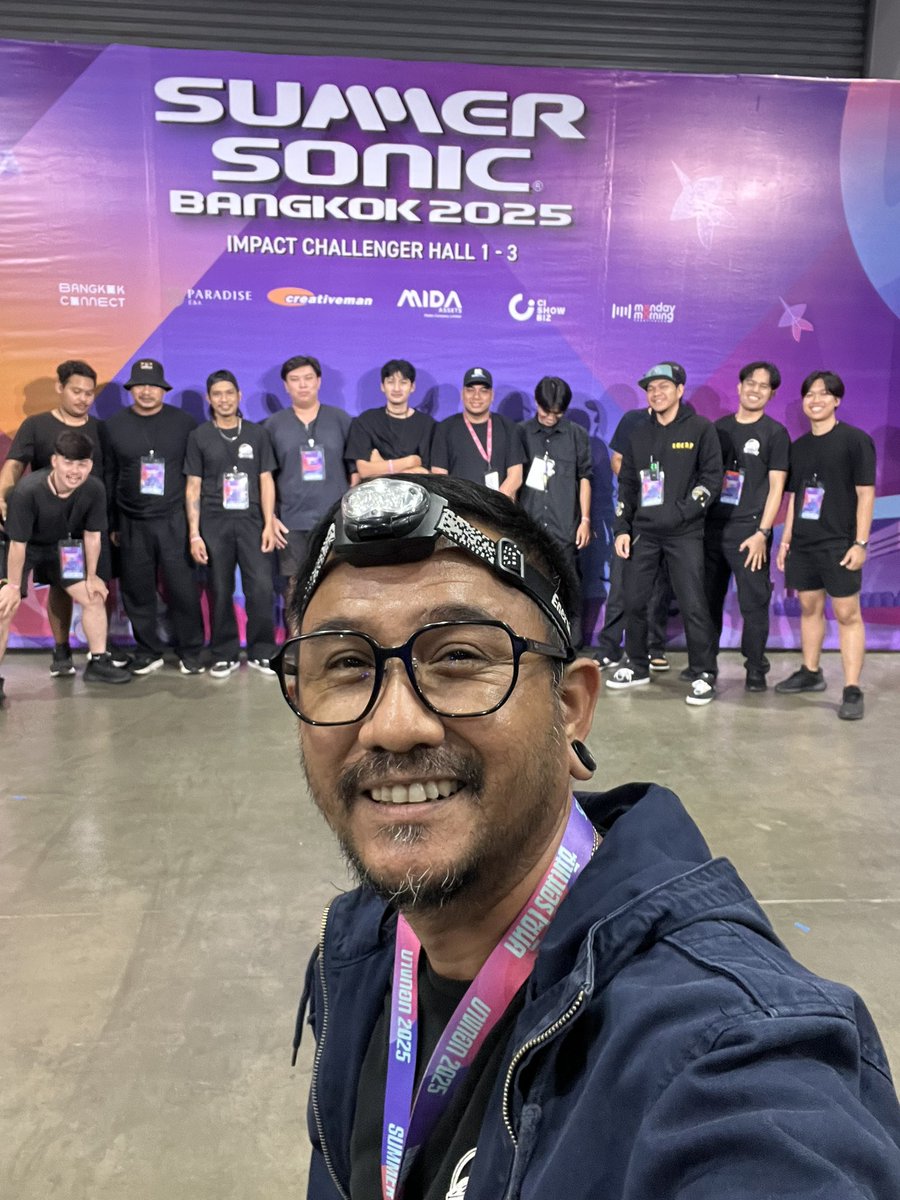 Bkklocalcrew's tweet photo. Summer Sonic Bkk 2025
Stage Crew 21-24 Aug 2025
#southerncrew #Stagehand #summersonicbkk2025 #Stagecrew #Ssbkk2025 @Summersonic_bkk https://t.co/BfJ9vHZLYd