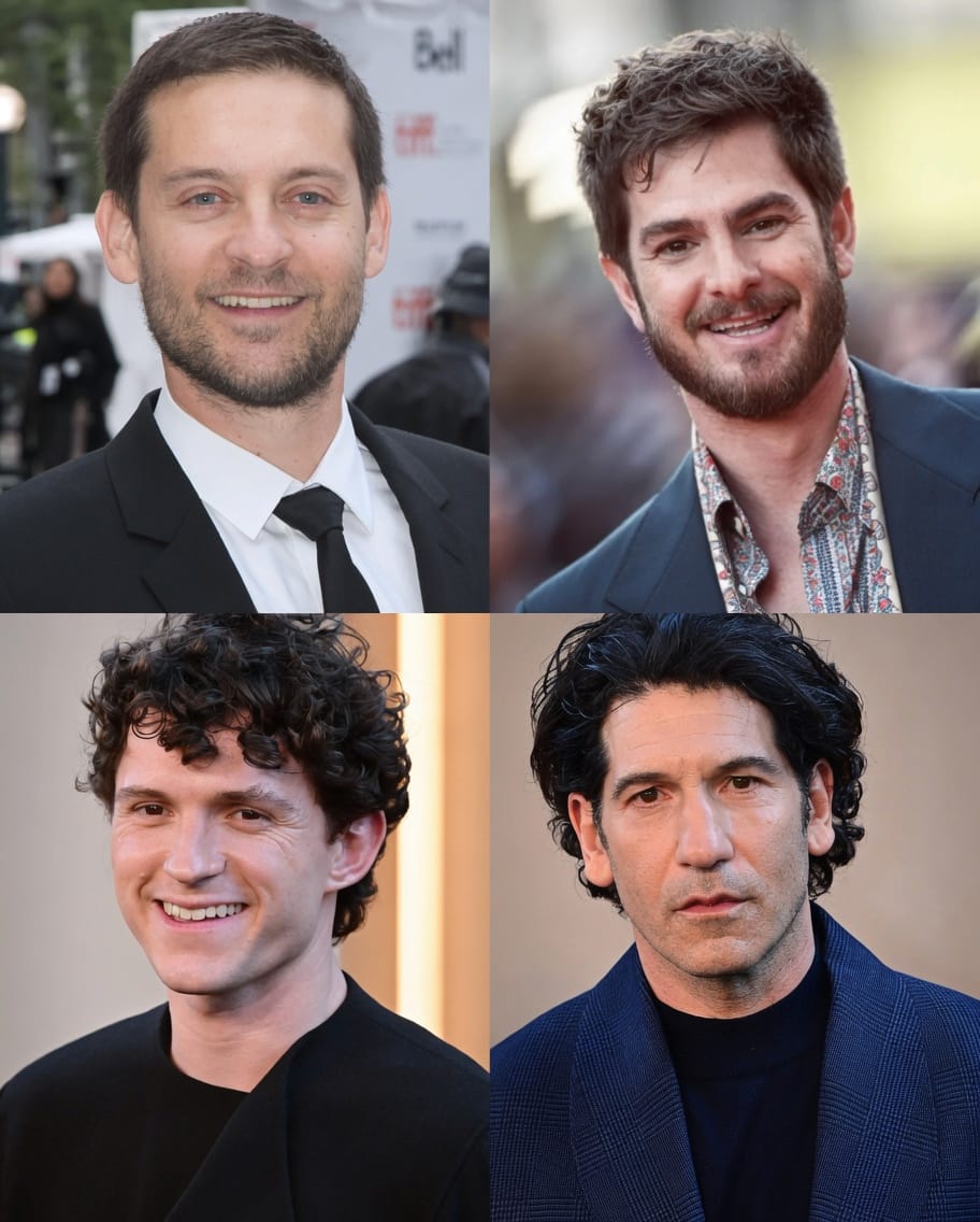 COTM_2's tweet photo. Los cuatro actores que han interpretado a Spider-Man en el cine https://t.co/InYrijuEOy