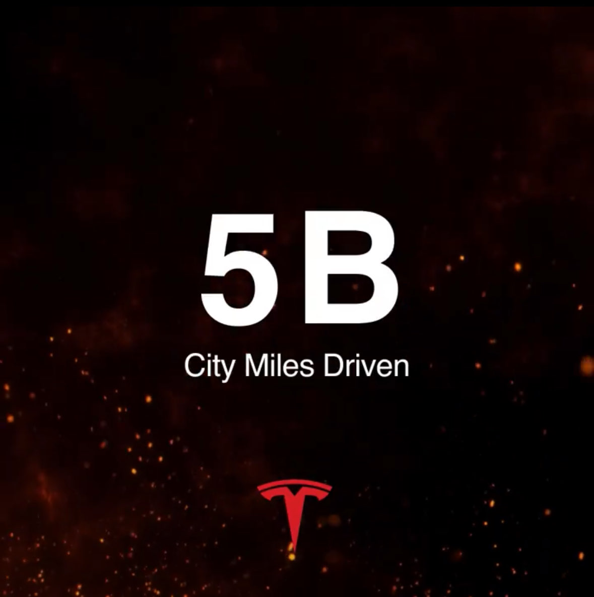 MuskFuture_XHQ's tweet photo. BREAKING: Tesla’s FSD (Supervised) has officially surpassed 5 billion city miles driven. https://t.co/vyN63SSSTk
