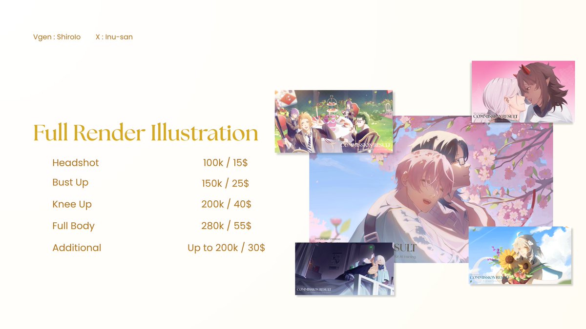 Shirooio_'s tweet photo. ⭐ COMMISSION OPEN ⭐ 

Hello, I'm reopening commission with new price!

Available for local and international clients with limited slots. If you interested, please check it out or you can dm me, thankyou for all support! 🧡🤍

#Opencommission #Vgencomm #Vgenopen https://t.co/eCxvN9gV7H