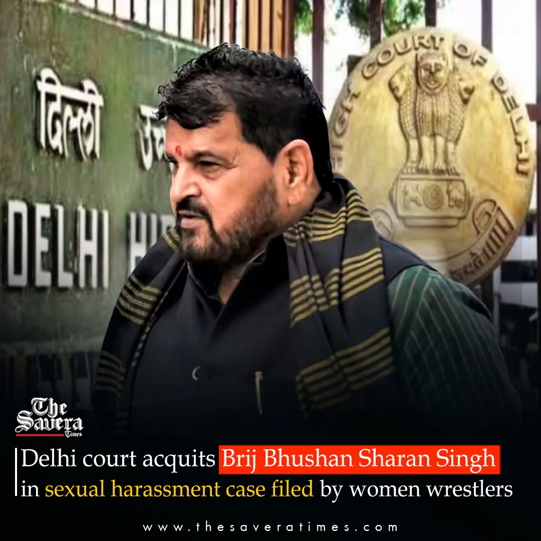thesavera_times's tweet photo. Delhi court acquits Brij Bhushan Sharan Singh in sexual harassment case filed by women wrestlers
#delhicourt #brijbhushansharansingh #harassmentcase #womenwrestlers #news https://t.co/o8pn7P6kU8