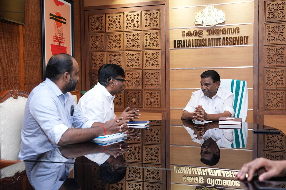BandiSam's tweet photo. Had an eventful week in Kerala, meeting senior government leaders and corporate partners to advance the agenda for children.

A highlight was meeting Shri @Thiruvanchoor    Radhakrishnan, Hon'ble Speaker of the Kerala Legislative Assembly, to discuss a partnership between the Kerala Legislative Assembly and @UNICEFIndia  to strengthen legislative leadership for children and promote child-responsive governance.

Encouraged by the shared commitment to putting children at the centre of governance. Looking forward to translating this vision into action.
