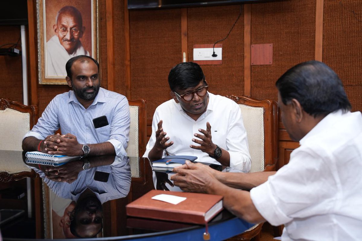 BandiSam's tweet photo. Had an eventful week in Kerala, meeting senior government leaders and corporate partners to advance the agenda for children.

A highlight was meeting Shri @Thiruvanchoor    Radhakrishnan, Hon'ble Speaker of the Kerala Legislative Assembly, to discuss a partnership between the Kerala Legislative Assembly and @UNICEFIndia  to strengthen legislative leadership for children and promote child-responsive governance.

Encouraged by the shared commitment to putting children at the centre of governance. Looking forward to translating this vision into action.