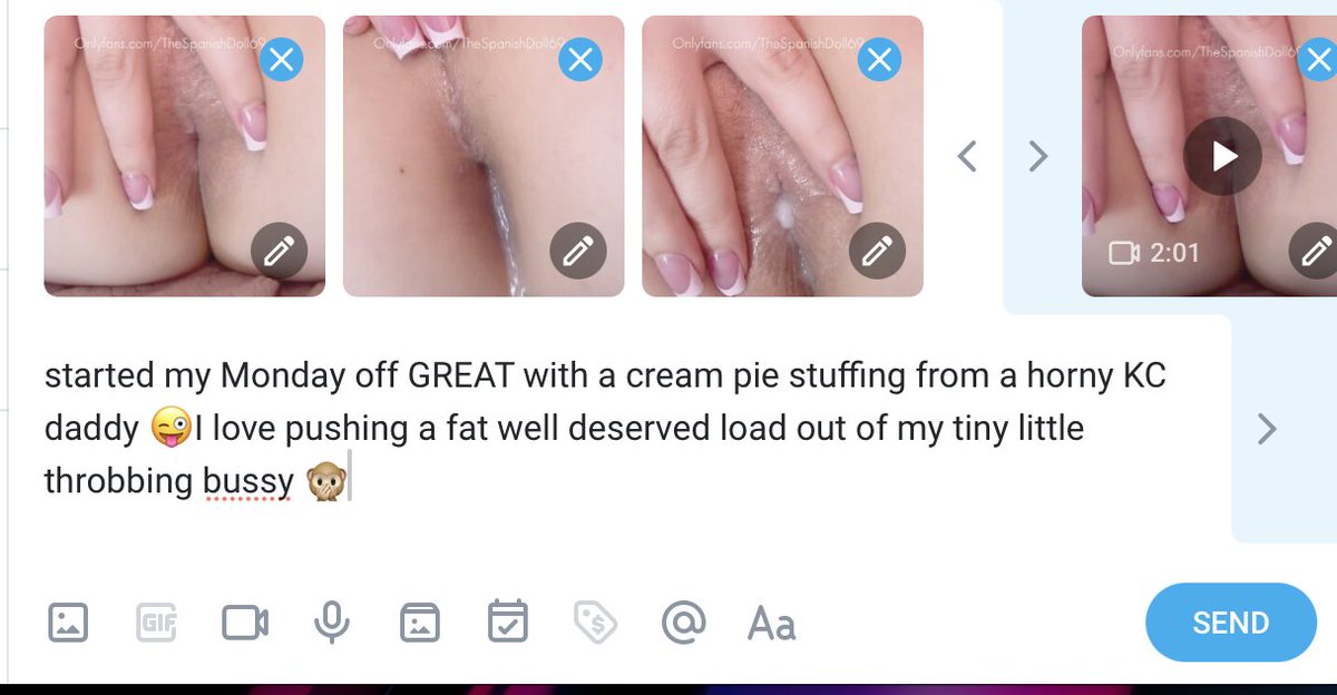 SpanishDollll69's tweet photo. new message sent out on OF! ๐
https://t.co/qUBrfsv2Bv
#ts #trans #mtf #transgirl #creampie #anal #stuffme https://t.co/EiBM5s5fO3
