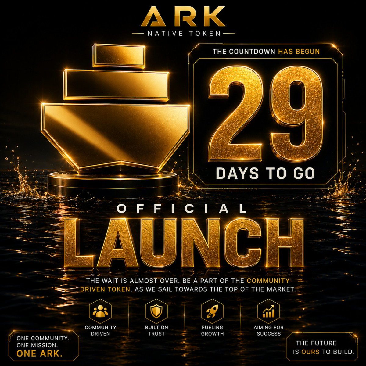 DeARK_BSC's tweet photo. The countdown to the glorious day has begun 🚀

Ark SZN is inevitable 🚀🚀 https://t.co/IRSlEmrHj1