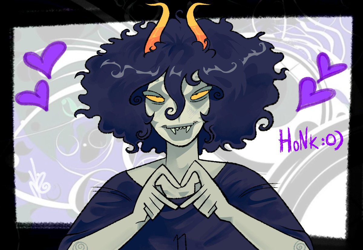 KandyKatzz's tweet photo. "Could u draw Gamzee please? I love the way u draw that dude" -> 🥺🥺🥺😁😁😁Yesss... Thank youuuu... I will show His appreciation ALSO GUYS I UPDATED MY STRAWPAGE GO LOOK AT IT NOOWWW PLEAAASEEE!!! Tell me If you HATE it
[#homestuck]
> https://t.co/miQHemGg84 https://t.co/VQF4auwDqW