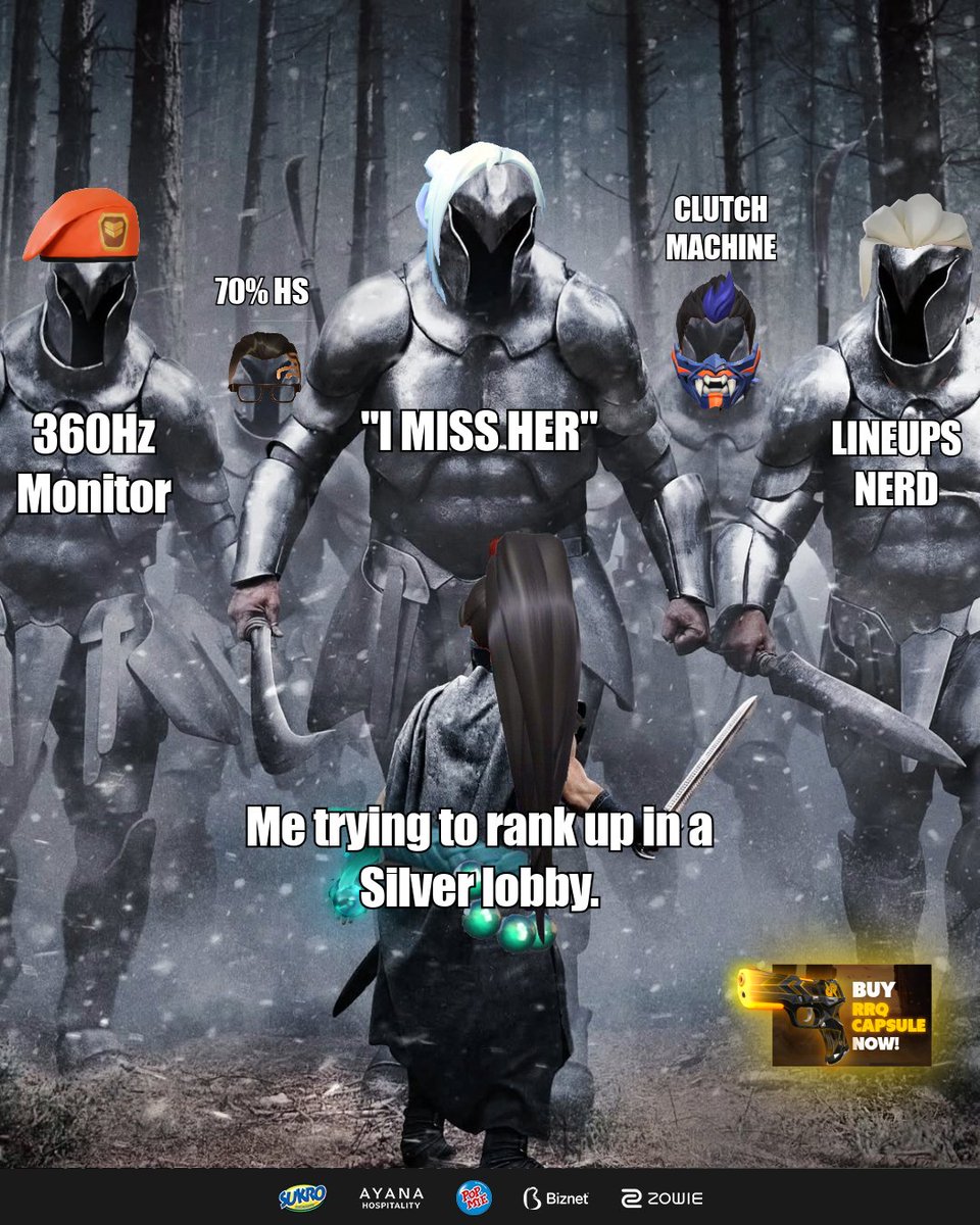 teamrrqofficial's tweet photo. Average Silver lobby experience. 💀
#RRQVALORANT #VIVARRQ #VALORANTMEME #Odyssey https://t.co/GGYGw4wjTB