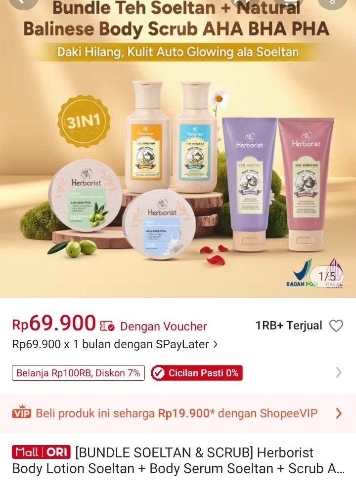 Raradew0's tweet photo. Diskon GILA!!🔥
Harga 70rb kalian udah dapetin produk herborist se abreg gini!! 
This is ekonomi guys kapan lagi buruan cek!! https://t.co/lTPUmdRm9A https://t.co/Rr6pDfkOaO