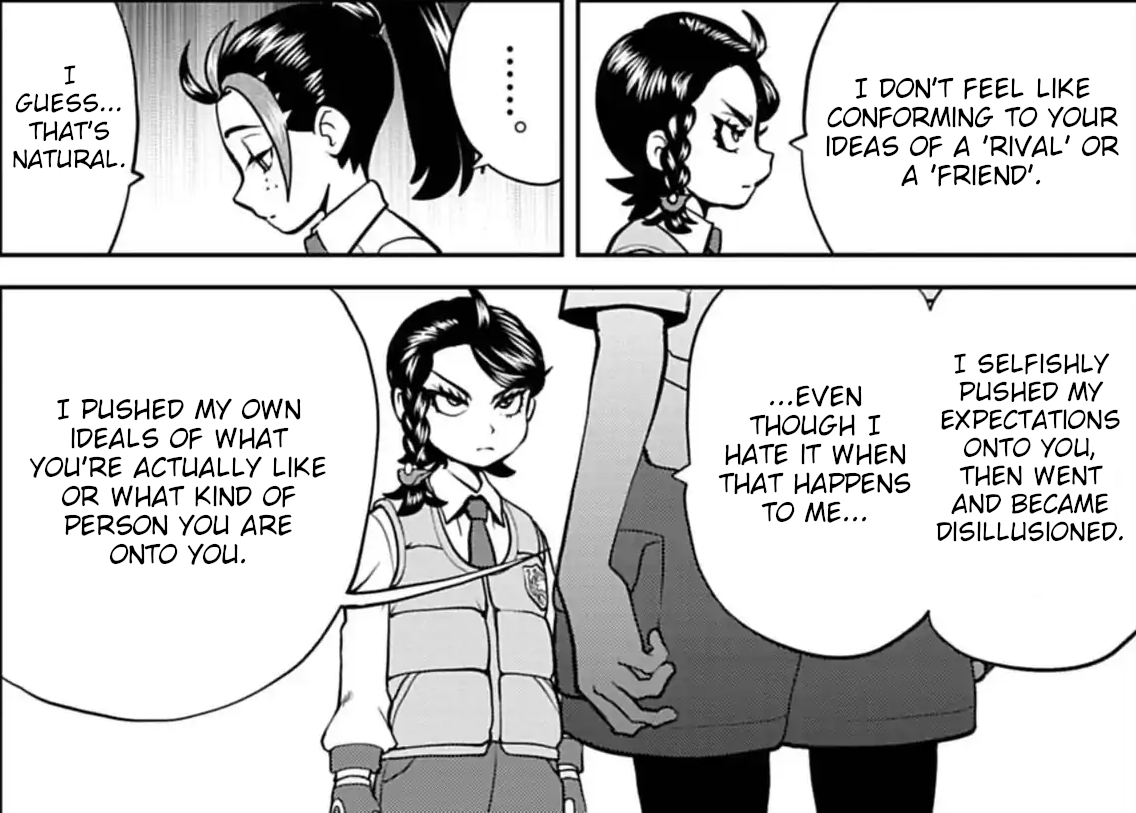 dailynemochi's tweet photo. "even though I hate it when that happens to me" After all, Nemona doesn't like being idealized https://t.co/SIHekifhO6