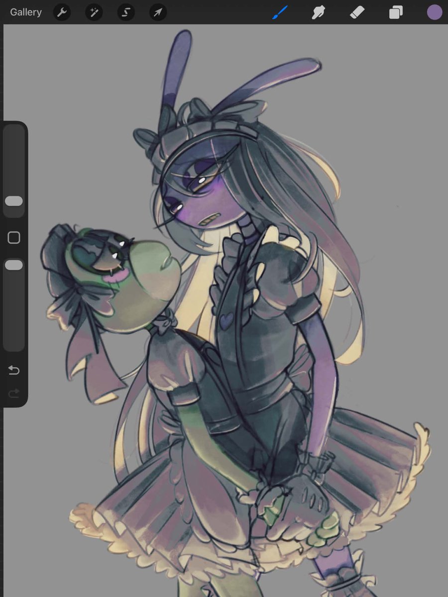 AmbriolettEels's tweet photo. The WIP continues #ribbitrabbit #jax #tadc #ribbit https://t.co/hrx8IRj41Z