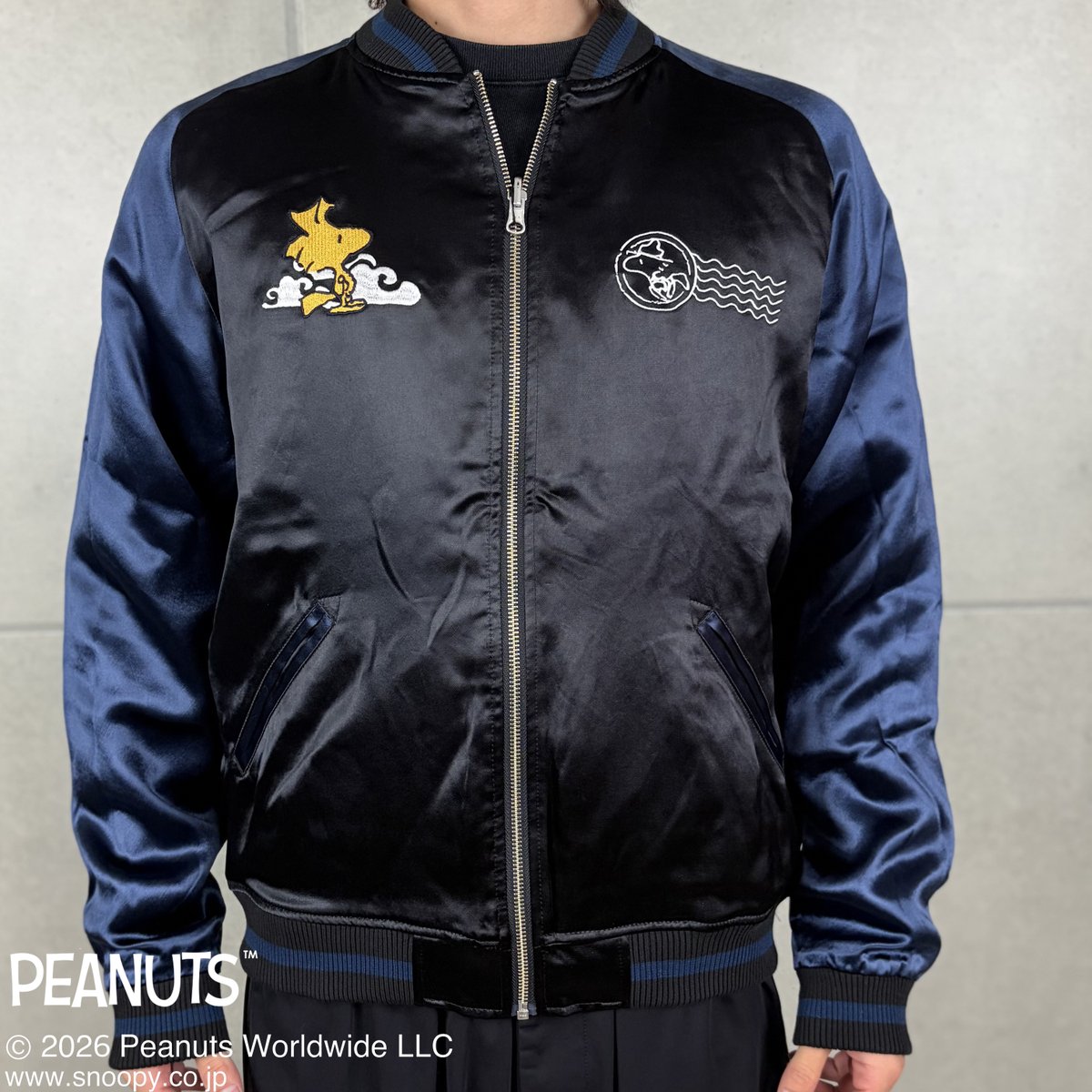 RyugiAssaku's tweet photo. 『秋の大予約会』開催中!!
★予約受付中★

【FLAGSTAFF×PEANUTS】

フライングエーススカジャン

size：M-XXL

￥35,200(税込)

▼商品ページはこちら
https://t.co/vYimPZqDUY https://t.co/C4rU3YpnZV