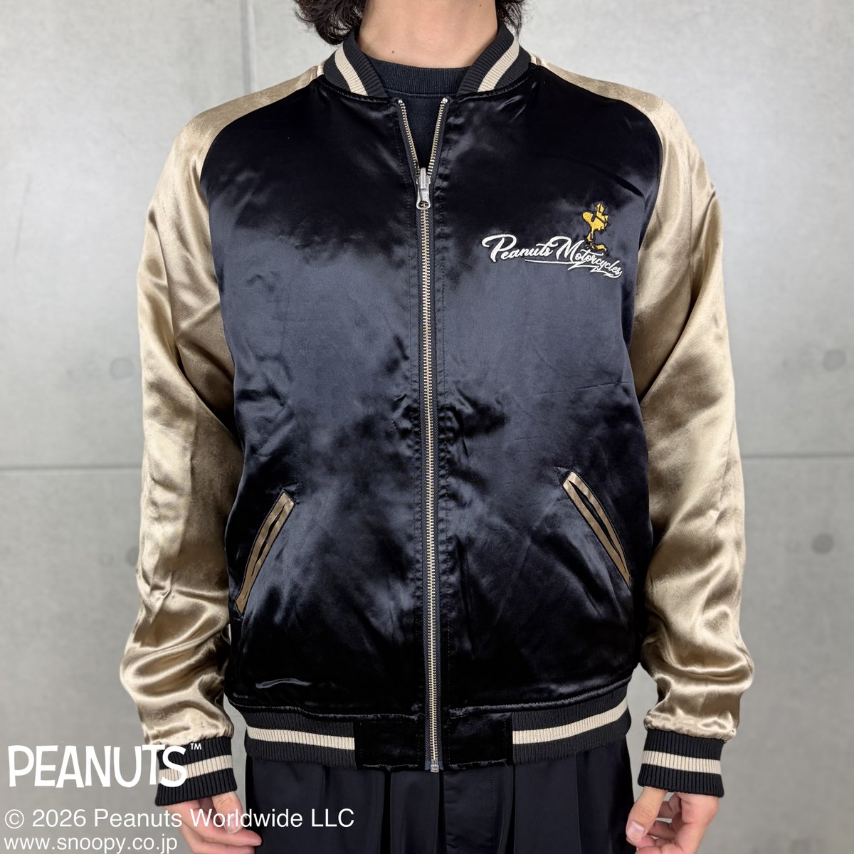 RyugiAssaku's tweet photo. 『秋の大予約会』開催中!!
★予約受付中★

【FLAGSTAFF×PEANUTS】

フライングエーススカジャン

size：M-XXL

￥35,200(税込)

▼商品ページはこちら
https://t.co/vYimPZqDUY https://t.co/C4rU3YpnZV