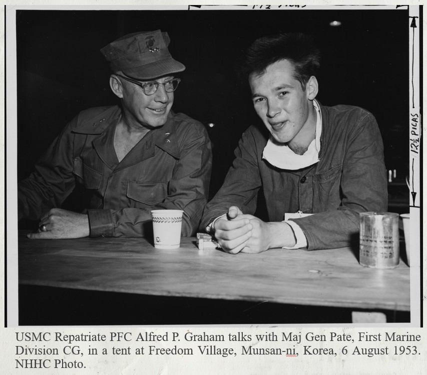 USForcesKorea's tweet photo. Aug. 5, 1953: Operation BIG SWITCH began after the Armistice, repatriating 88,000+ POWs who chose to return home. About 23,000 who declined repatriation were transferred to the Neutral Nations Repatriation Committee.

#TheRememberedWar https://t.co/oyAbcj22N1