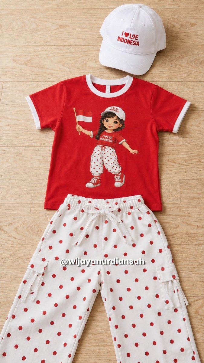 wian__'s tweet photo. Ibu-ibu, nemu outfit 17-an buat anak cewek yang gemesnya kelewatan.
Merah putih + polkadot tuh ternyata SE-CUTE ini. https://t.co/3DbkfblfxN