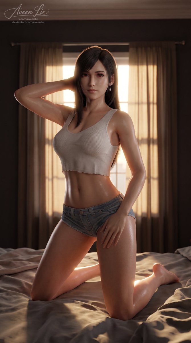 AveenLie's tweet photo. #TifaLockhart #FFVII #FinalFantasyVII https://t.co/wHv45Sgvkg