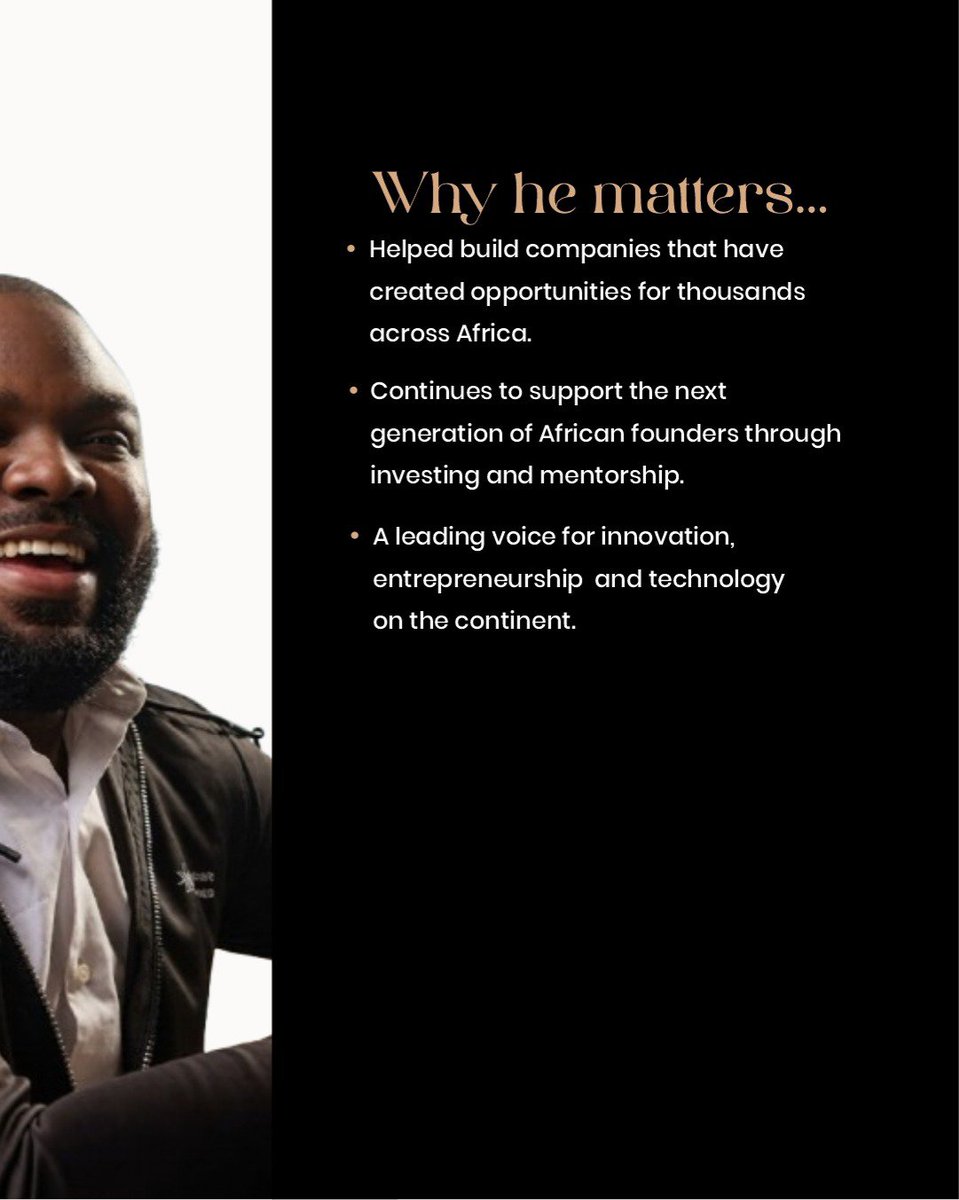 Manicleworld's tweet photo. Meet the Founder: Iyinoluwa Aboyeji
Get to know one of Africa's leading tech entrepreneurs and discover the vision, innovation, and impact behind his journey.
#Manicle
#MeetTheFounder #TechLeadership https://t.co/XXO4Px1a1n
